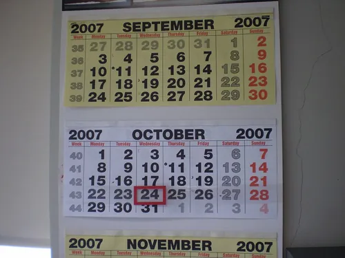 wall calendar