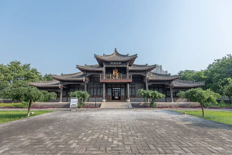 中国・定州の古い試験場の建物